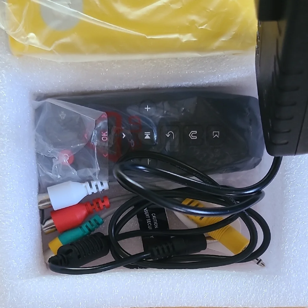 T300 Mini Projector in Yellow and Black